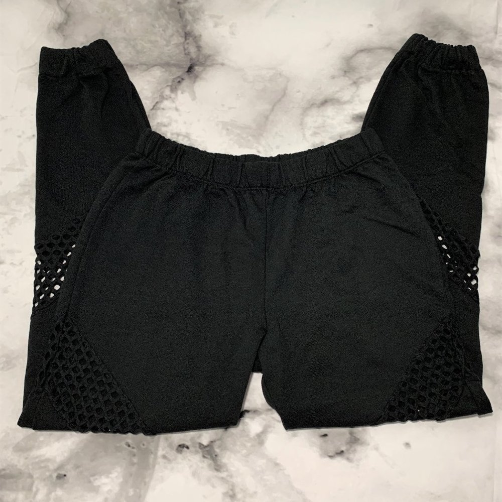 Fashion Nova Fishnet Joggers